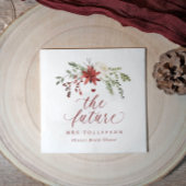 Christmas Greenery Winter Bridal Shower Wedding Servet