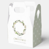 Christmas Greenery Wreath Bedankdoosjes (Geopend)