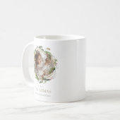 Christmas Greenery Wreath Koffiemok (Voorkant links)