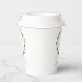 Christmas Greenery Wreath Papieren Bekers (Rechts)