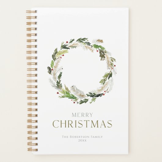 Christmas Greenery Wreath Planner (Voorkant)