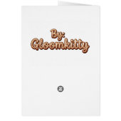 Christmas Greeting Card (Achterkant)