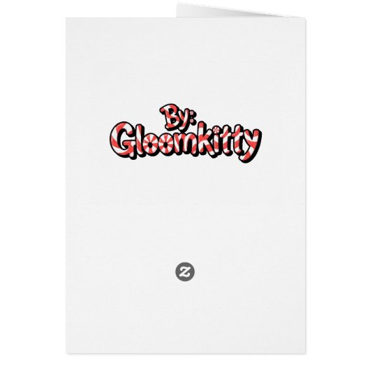 Christmas Greeting Card (Achterkant)