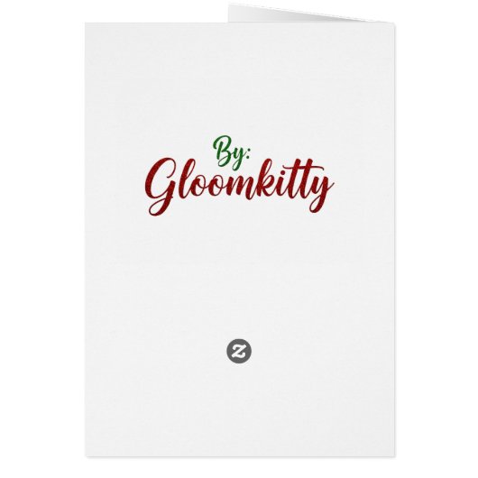 Christmas Greeting Card (Achterkant)