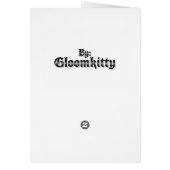 Christmas Greeting Card (Achterkant)