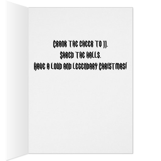 Christmas Greeting Card (Binnen (Rechts))