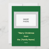 Christmas Greeting Card Feestdagenkaart (Achterkant)