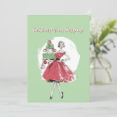Christmas Greeting Card Feestdagenkaart (Staand voorkant)