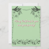 Christmas Greeting Card Feestdagenkaart (Achterkant)