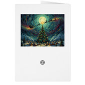 Christmas Greeting Card - Van Gogh Starry Sky (Achterkant)