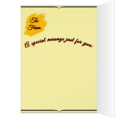 Christmas Greeting Card - Van Gogh Starry Sky (Binnen (Links))