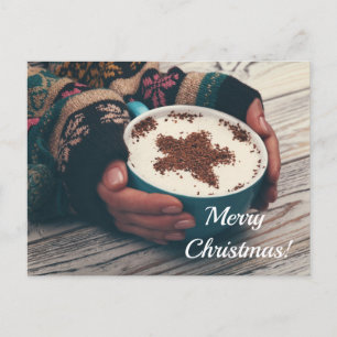 Christmas greeting postcard template feestdagenkaart