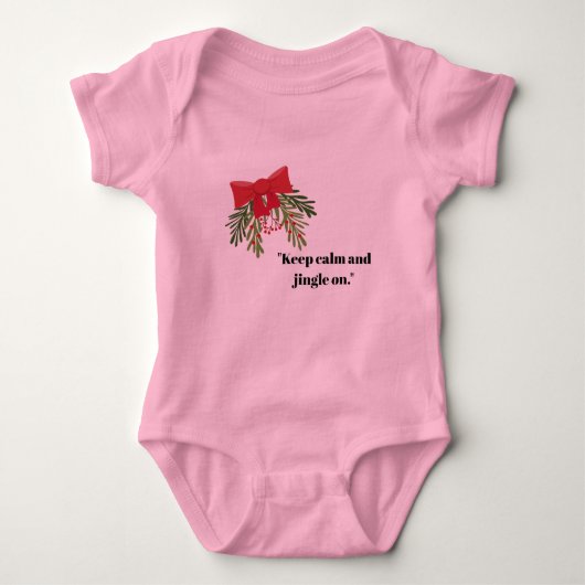 Christmas Greeting Romper (Voorkant)