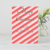 CHRISTMAS GREETINGS CARD KAART (Staand voorkant)