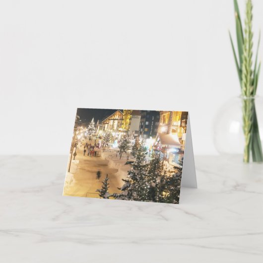 Christmas Greetings Folded Card Kaart (Voorkant)