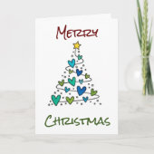 CHRISTMAS GREETINGS HEBBEN VERLIES, GEZINS/VRIENDE KAART (Voorkant)