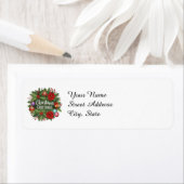 Christmas Greetings template, Etiket (Insitu)