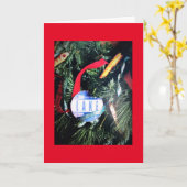 "CHRISTMAS GREETINGS" UIT DE ***LAKE** KAART (Gele Bloem)