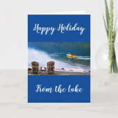 "CHRISTMAS GREETINGS" UIT DE ***LAKE** KAART (Voorkant)