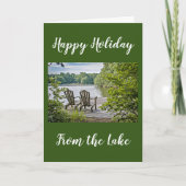 "CHRISTMAS GREETINGS" UIT DE ***LAKE** KAART (Voorkant)