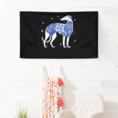 Christmas Greyhound Dog Wearing an Ugly Sweater Bl Spandoek (Insitu)