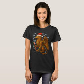 Christmas Griffin Magic Mythical Holiday Srit Long T-shirt (Voorkant volledig)