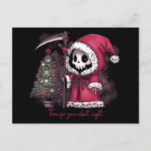 Christmas Grim Reaper Feestdagenkaart