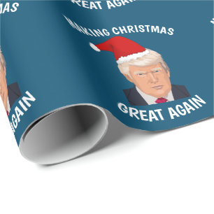 CHRISTMAS GROAT TRUMP CHRISTMAS MAKEN CADEAUPAPIER