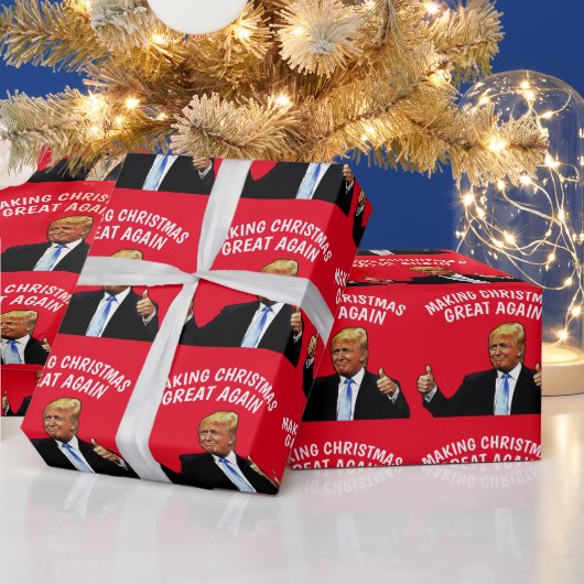 CHRISTMAS GROAT TRUMP CHRISTMAS MAKEN CADEAUPAPIER (Feestdagen)