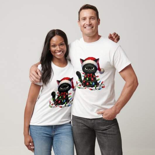 Christmas Grumpy Cat T-shirt (Unisex)