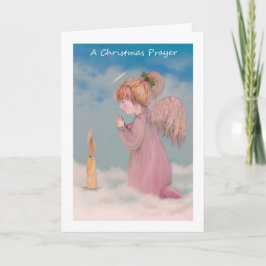 Christmas Guardian Angel Feestdagen Kaart
