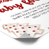 Christmas Guess de Baby Food Baby shower Game Poster (Hoek)