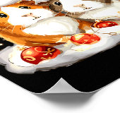 Christmas Guinea G Reindeer Xmas  Poster (Hoek)