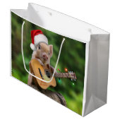 Christmas guitar pig groot cadeauzakje (Voorkant Gekanteld)