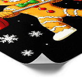 Christmas Gym Gingerbread Gingershred Xmas Workout Poster (Hoek)