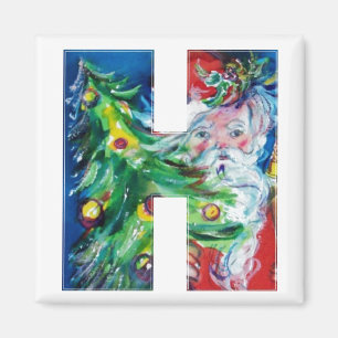 CHRISTMAS H BRIEF / SANTA MET CHRISTMAS TREE MAGNEET