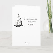 Christmas Hacker Feestdagen Kaart (Achterkant)