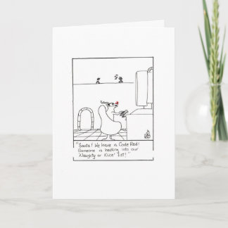 Christmas Hacker Feestdagen Kaart