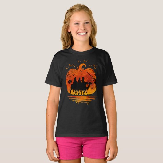 CHRISTMAS HALLOWEEN COSTUME PUMPKIN CHRISTMAS GIFT T-SHIRT (Voorkant volledig)