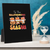 Christmas Halloween Tis The Hallothanksmas Season Fotoplaat (Zijkant)