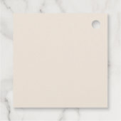 Christmas Hand Drawn Bridal Shower Bedankjes Labels (Achterkant)