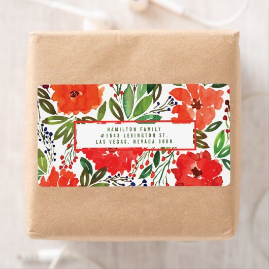 Christmas & Hand Painted label (Insitu)