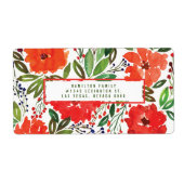 Christmas & Hand Painted label (Voorkant)