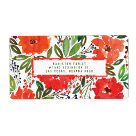 Christmas & Hand Painted label