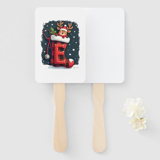 Christmas  handwaaier (Voorkant en achterkant)