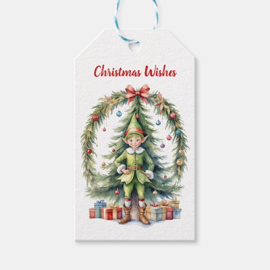 Christmas Hang label Cadeaulabel (Voorkant)