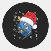 Christmas Hanukkah Dreidel Jewish Designs Uni-kids Ronde Sticker (Voorkant)