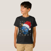 Christmas Hanukkah Dreidel Jewish Designs Uni-kids T-shirt (Voorkant volledig)