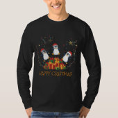 Christmas Happy Penguins Gift Party T-shirt (Voorkant)