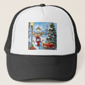 Christmas Hat Trucker Pet (Voorkant)